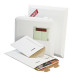 Pochette d'expédition carton ondulé blanc fermeture par patte de vérouillage 250 x 360 mm Pochette d'expédition carton ondulé blanc fermeture par patte de vérouillage 250 x 360 mm