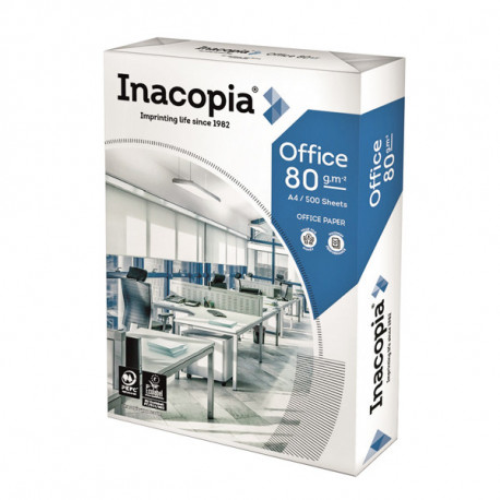 Ramette papier blanc multifonction Inacopia Office 80g A4 Ramette papier blanc multifonction Inacopia Office 8