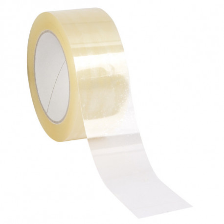 Ruban adhésif PP Acrylique POLY-SIL Transparent - 48 mm x 100 m x 28µ