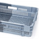 Bac plastique Gerbable Emboîtable à 50% Ajouré Bicolore 600 x 400 x 94 mm