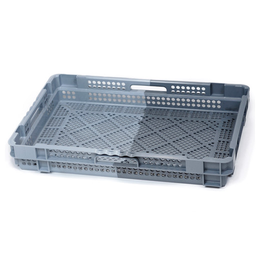 Bac plastique Gerbable Emboîtable à 50% Ajouré Bicolore 600 x 400 x 94 mm