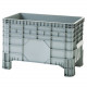 Caisse palette plastique rigide pleine - 4 pieds 1040 x 640 x 670 mm