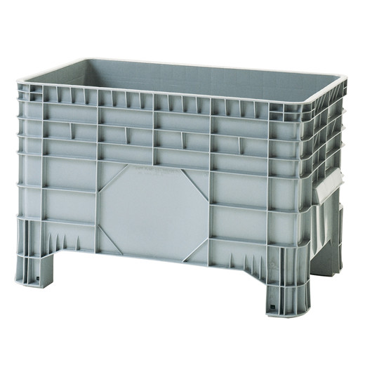 Caisse palette plastique rigide pleine - 4 pieds 1040 x 640 x 670 mm