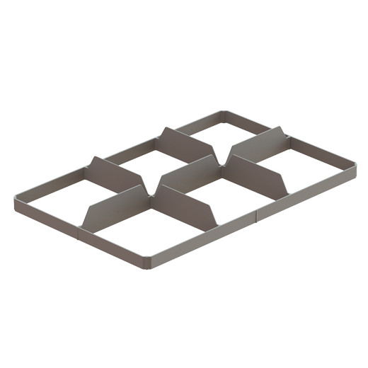 Alvéole Inférieure 6 compartiments pour Bac ajouré Eco 600 x 400 mm