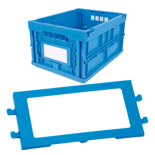 Porte-étiquette amovible pour bacs plastique pliables pleins