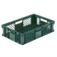 Bac plastique gerbable Norme Europe ajouré Eco multicolore Vert 600 x 400 x 150 mm Bac plastique gerbable Norme Europe ajouré Eco multicolore Vert 600 x 400 x 150 mm