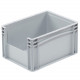 Bac de rangement avec ouverture Norme Europe 400 x 300 x 220 mm Gris