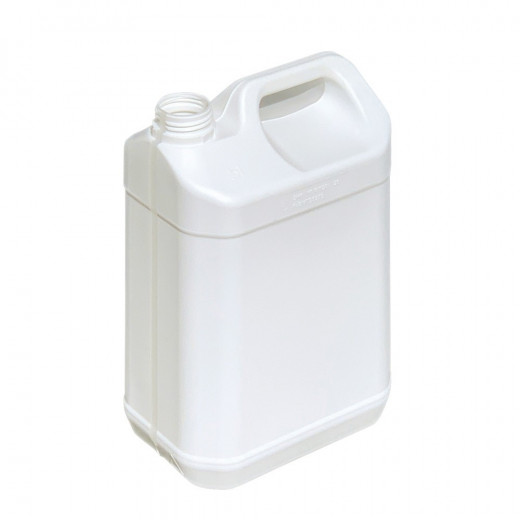 Bidon plastique PEHD Rectangulaire Gerbable 5L Bague 40/47 250g Homologué Naturel