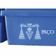 Bac plastique Gerbable Emboîtable à 70% Plein 600 x 400 x 350 mm Bleu
