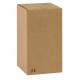 Carton décor Kraft Uni 3 Litres - Carré Carton décor Kraft Uni 3 Litres - Carré
