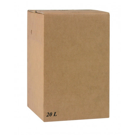 Carton décor Kraft Uni 20 Litres - Carré