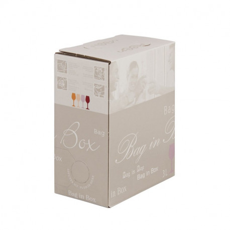 Carton décor Convivialité gris 3 Litres