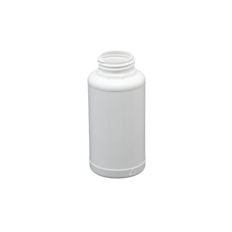 Pot plastique PEHD Rond Vissant 350ml Diam. 36/40 Blanc