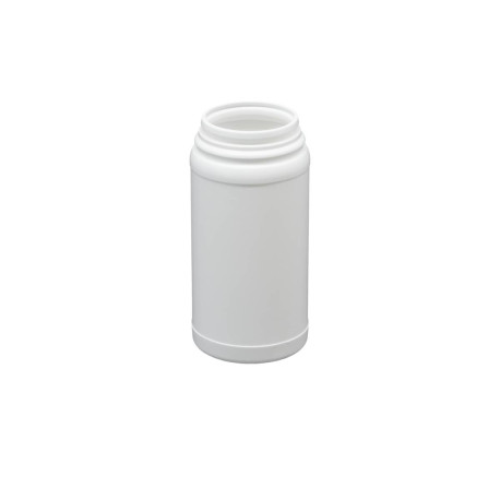Pot plastique PEHD Rond Clipsable 350ml Diam. 59mm Inviolable Blanc