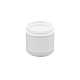 Pot plastique PEHD Rond Vissant 600ml Diam. 95mm Blanc