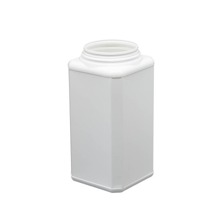 Pot plastique PEHD Carré 2.5L Diam. 96mm Blanc