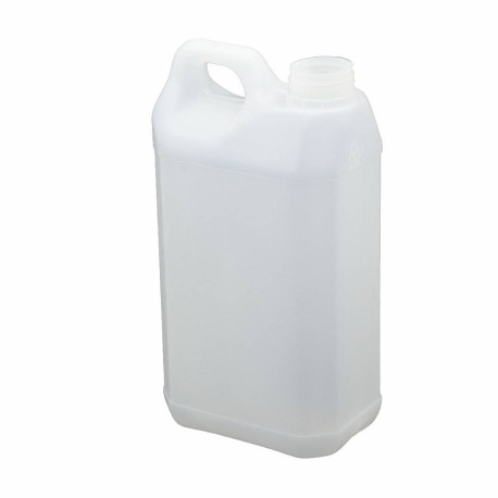 Jerrican plastique PEHD Rectangulaire 2,5L Bague 40mm Naturel