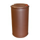 Fût plastique PEHD VALEREX 250L Lie de Vin 2 Bondes 2TS Homologué UN  X1.3-Y1.9