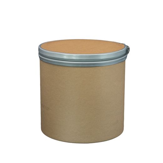 Fût Kraft 60L Ouverture totale Standard D360 Couvercle plastique collier métal