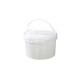 Seau Plastique PP Rond SuperLift 3,2L Diam. 198mm Anse plastique Blanc