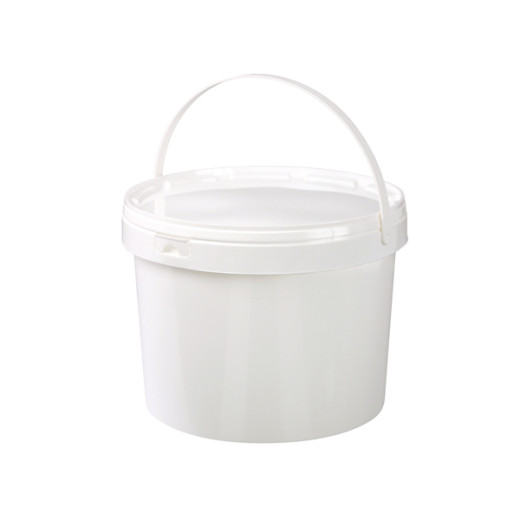 Seau Plastique PP Rond SuperLift 8,7L Diam. 267mm Anse plastique Blanc