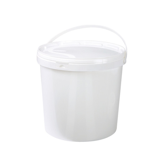 Seau Plastique PP Rond SuperLift 10,8L Diam. 267mm Anse plastique Blanc