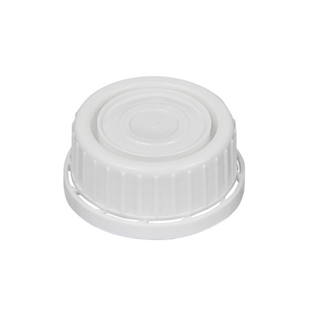 Bouchon PEHD Bague 40mm Domitop Autojointant Blanc