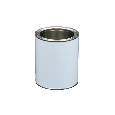 Boîte Fer blanc  750ml Tripletite Diamètre 99mm x 119mm Blanc ext/Nu int. avec colle Homologué