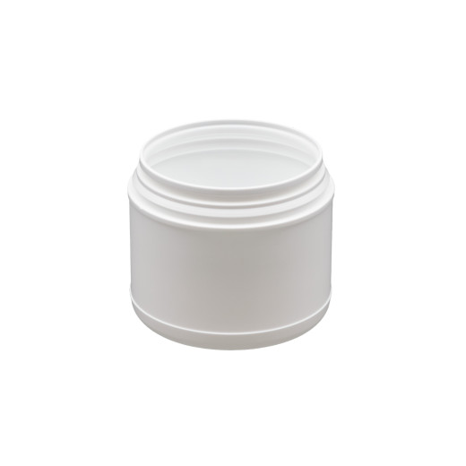 Pot plastique PEHD Rond Clipsable 500ml Inviolable Blanc Diamètre 96mm