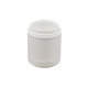 Pot plastique PEHD Rond Clipsable 800ml Diam. 96mm Inviolable Blanc