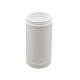 Pot plastique PEHD Rond Vissant 1,3L Diam. 95mm Blanc