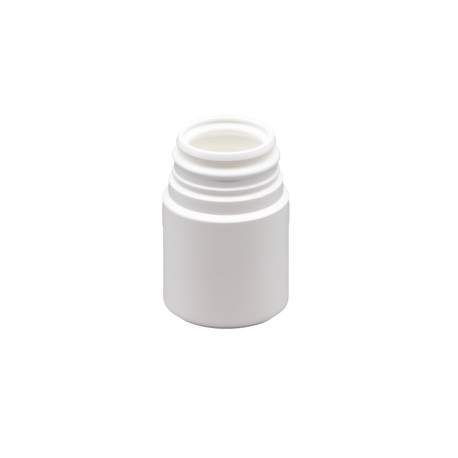 Pot plastique PEHD Rond Duma Spécial 30ml Blanc