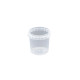 Pot Plastique PP Rond UniPak 155ml Diam. 69mm Cristal
