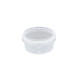 Pot Plastique PP Rond UniPak 210ml Diam. 95mm Cristal