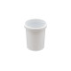 Pot Plastique PP Rond UniPak 520ml Diam. 95mm Blanc