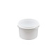 Pot Plastique PP Rond UniPak 565ml Diam. 118mm Blanc