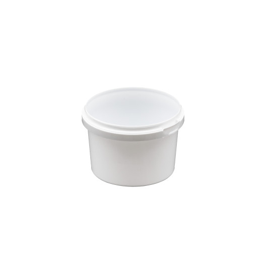 Pot Plastique PP Rond UniPak 565ml Diam. 118mm Blanc