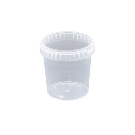 Pot plastique PP UniPak 870ml Diam. 118mm Cristal