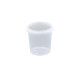 Pot Plastique PP Rond UniPak 870ml Diam.118mm Cristal