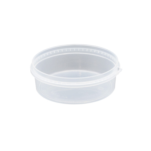 Pot Plastique PP Rond RingSafe 1,05L Diam. 180mm Cristal