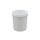Pot Plastique PP Rond RingSafe 1,092L Diam. 122mm Blanc