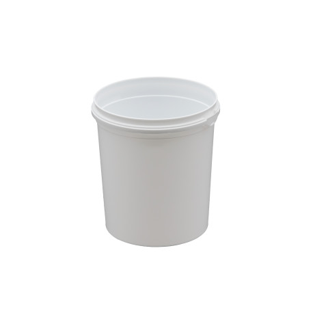 Pot Plastique PP Rond RingSafe 1,092L Diam. 122mm Blanc