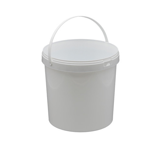 Seau Plastique PP Rond SuperLift 11,2L Diam. 267mm Anse plastique Blanc