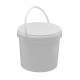 Seau plastique PP Rond SuperLift 13L Diam. 294mm Anse plastique Blanc