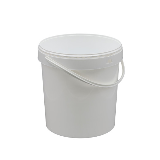Seau Plastique PP Rond SuperLift Extra 21,6L Diam. 326mm Anse plastique Blanc