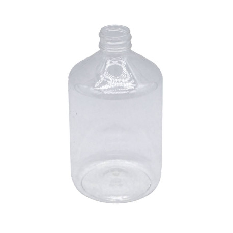 Bouteille en plastique carrée de 500 ml avec pompe blanche 28/410 pour  produits antiseptiques, de nettoyage et d'entretien