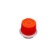 GOULOT+BOUCHON ROUGE INVAT 1015 POUR BIDON PERCE 24MM