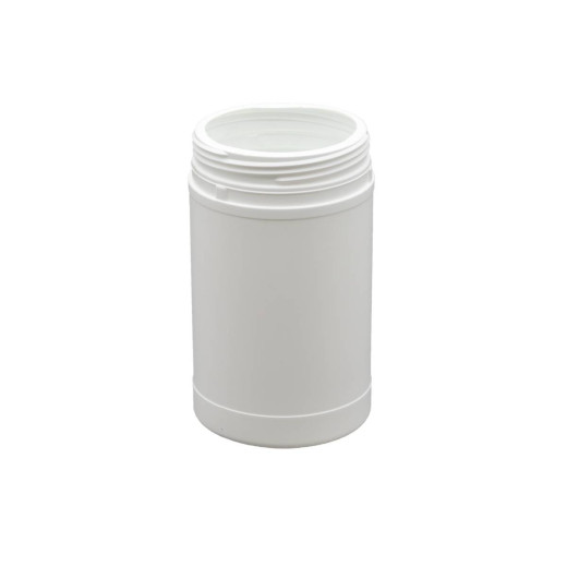 Pot Plastique PEHD Rond 1L Eclipse Blanc Inviolable