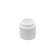 Pot plastique PEHD Rond Vissant 150ml Diam. 65mm Blanc