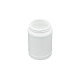 Pot plastique PEHD Rond Vissant 250ml Diam. 65mm Blanc